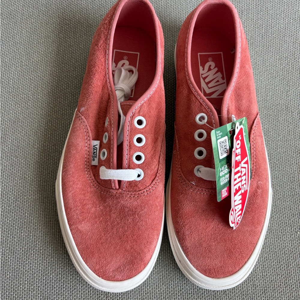 Vans Suede Low-Top Sneakers - Coral